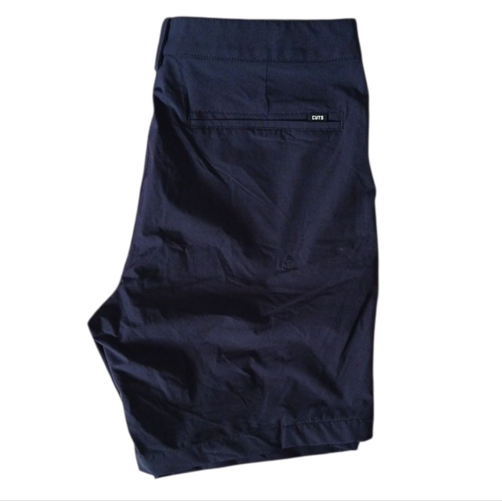 Cuts Clothing COZ Short 7" Navy Blue Casual Performance Size‎ 30 Mens